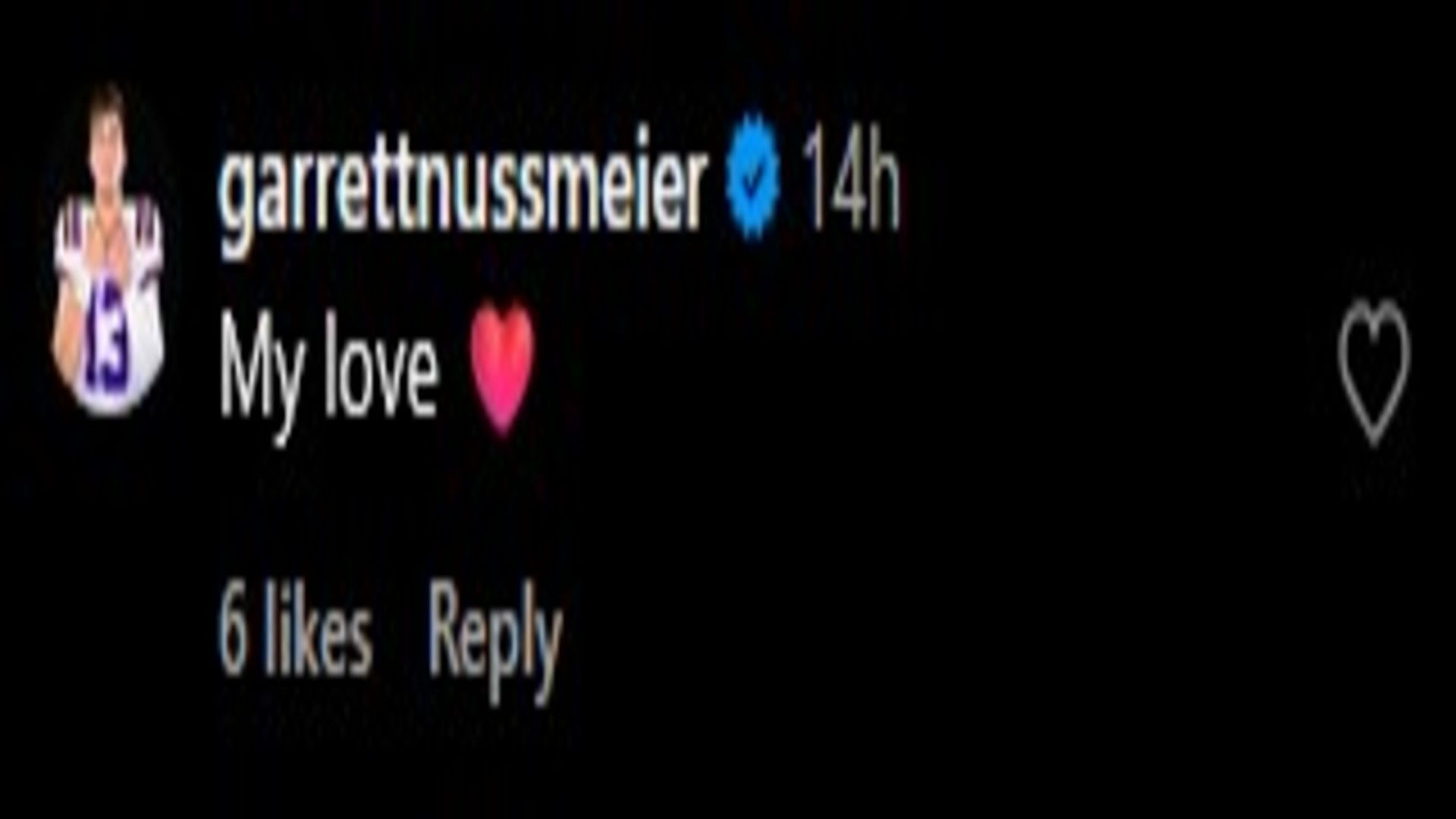 Image via the comments of Ella Springfield's Instagram post.
